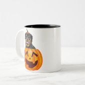 Rottweiler Halloween café Mug (Devant gauche)