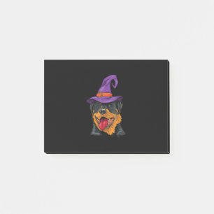 rottweiler halloween dog rottie funny gift post-it® notes