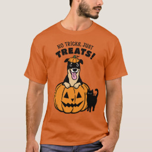 Rottweiler Halloween Geen Streken Alleen Treats T-shirt