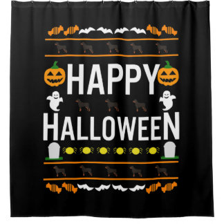 Rottweiler Halloween Lazy Ugly Costume Dog T-Shirt Douchegordijn