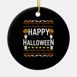 Rottweiler Halloween Lazy Ugly Costume Dog T-Shirt Keramisch Ornament
