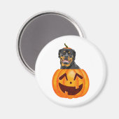 Rottweiler Halloween Magneet (Voorkant / Achterkant)