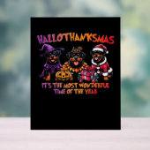 Rottweiler Halloween Thanksgiving Christmas Classi Acryl Bord (Neutraal)