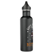 Rottweiler - Het leven is beter met Rottweilers Waterfles (Links)