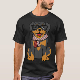 Rottweiler Hipster T-shirt