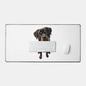 Rottweiler hond bureaumat (Keyboard & Muis)