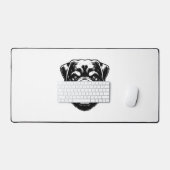 Rottweiler hond bureaumat (Keyboard & Muis)