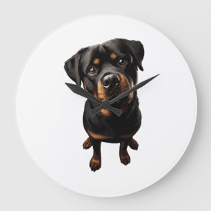 Rottweiler hond grote klok