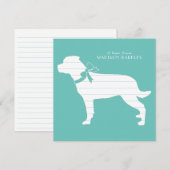 Rottweiler Hond Puppy Bedankkaart (Voorkant / Achterkant)