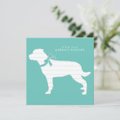 Rottweiler Hond Puppy Bedankkaart (Staand voorkant)