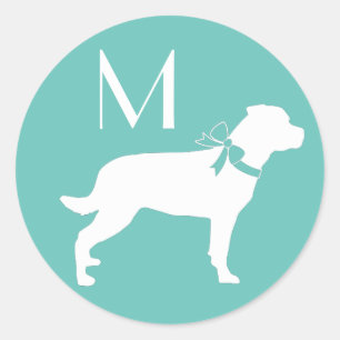 Rottweiler Hond Puppy Ronde Sticker