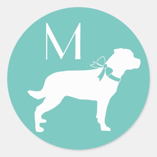 Rottweiler Hond Puppy Ronde Sticker (Voorkant)