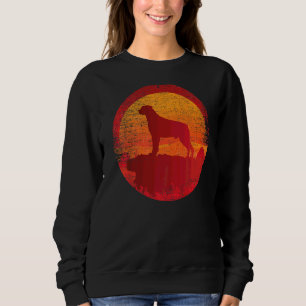 Rottweiler Hond Retro Sunset Trui