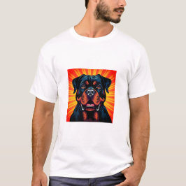 Rottweiler hond t-shirt