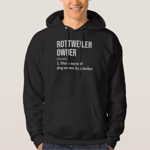 Rottweiler hond voor vrouwen hoodie
