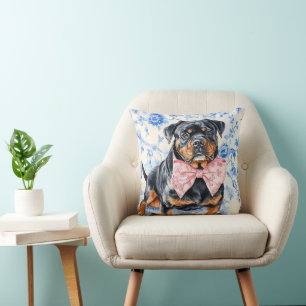 Rottweiler Hondenblauw Toile Kussen