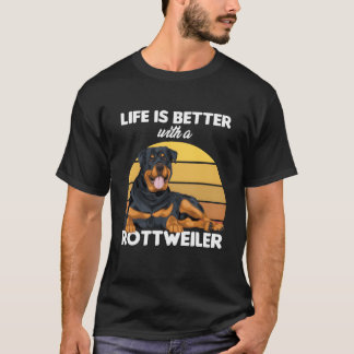 Rottweiler Hondeneigenaar Hond over Hondenras Gift T-shirt