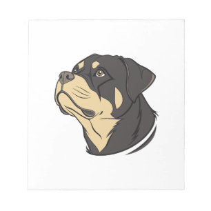 Rottweiler-hondenkunst Notitieblok