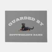 Rottweiler Hondenras House Protection Aangepaste n Deurmat (Voorkant)