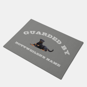 Rottweiler Hondenras House Protection Aangepaste n Deurmat