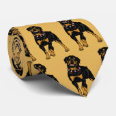 Rottweiler-Hondenras Stropdas (Opgerold)