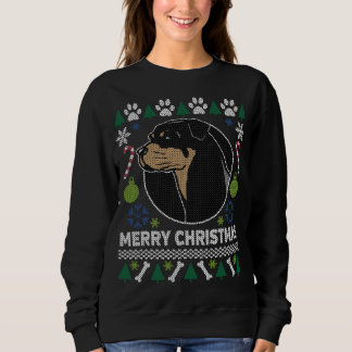 Rottweiler Hondenras Ugly KerstSweater Trui