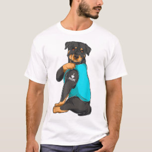 Rottweiler I Love Mam Tattoo Apparel Dog Mam Gifts T-shirt