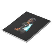 Rottweiler I Love Mam Tattoo Notitieblok (Gedraaid)