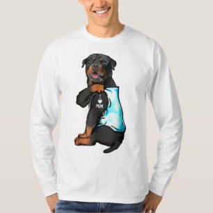 Rottweiler I Love Mam Tattoo T-shirt