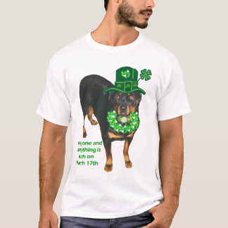 Rottweiler Irish Wish T-shirt