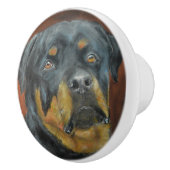 Rottweiler Keramische Knop (Rechts)