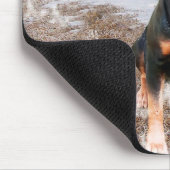 Rottweiler Kerst Pet Mousepad Muismat (Hoek)