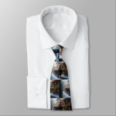 Rottweiler Kerstfeest Seizoen Stropdas (Gebonden)