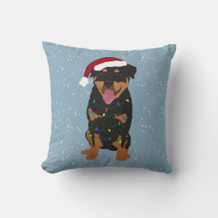 Rottweiler Kerstmis Kussen