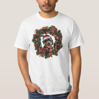 Rottweiler-kerstShirt T-shirt