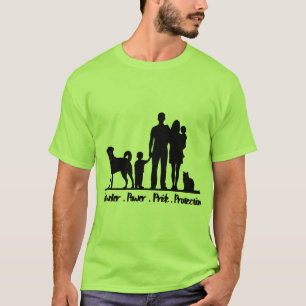 Rottweiler - Kracht - Trots - Bescherming T-shirt