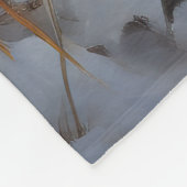 Rottweiler Laat het sneeuwen Kerstmis Fleece Deken (Hoek)