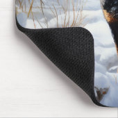 Rottweiler Laat het sneeuwen Kerstmis Muismat (Hoek)