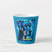 Rottweiler Latte Mok (Voorkant)