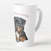 Rottweiler Latte Mok (Rechterhoek)