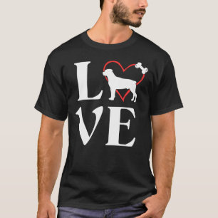 Rottweiler Love Dogs Voor Vrouwen Rottie Mama T-shirt