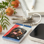 Rottweiler Love Photo Sleutelhanger (Voorkant Rechts)