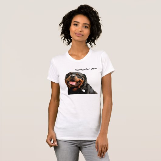 Rottweiler Love T-Shirt (Voorkant volledig)