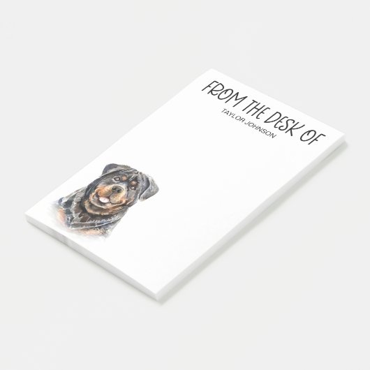 Rottweiler Lover Post-it® Notes (Schuin)