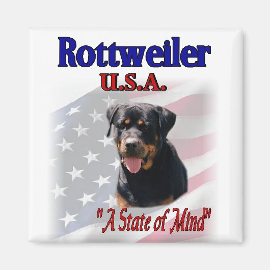 Rottweiler Lovers Gifts Magneet (Voorkant)