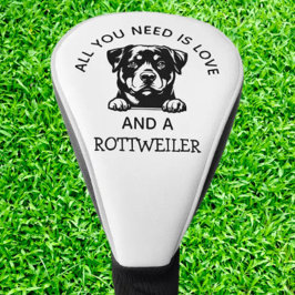 Rottweiler-Loving Golfers Golfheadcover