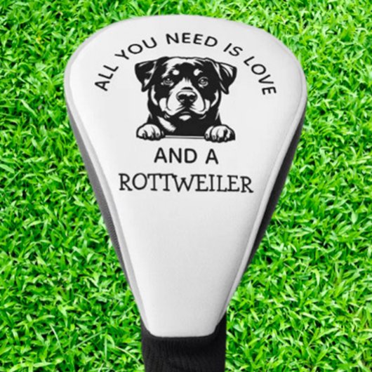  Rottweiler-Loving Golfers Golfheadcover