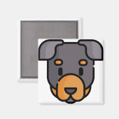 Rottweiler Magneet (Voorkant / Achterkant)