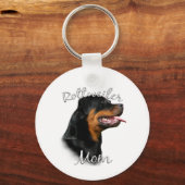 Rottweiler mam 2 sleutelhanger (Voorkant)