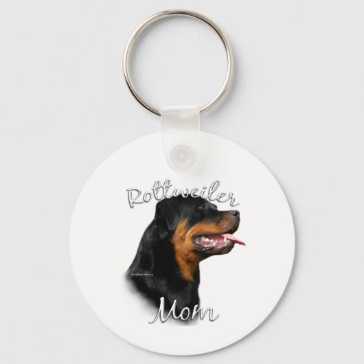 Rottweiler mam 2 sleutelhanger (Voorkant)